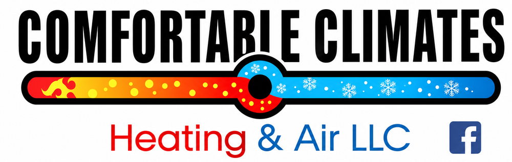 Comfortable Climates Heating & Air logo sign