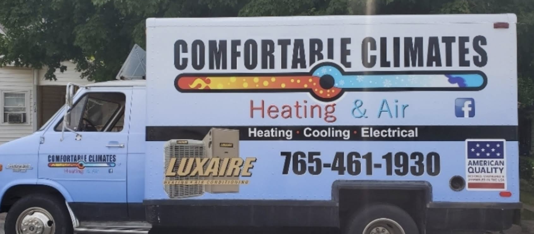 Comfortable Climates technician on site